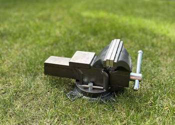 Imadło ślusarskie warsztatowe 125mm obrotowe kowadło solidne 6kg NOWE MOCNE