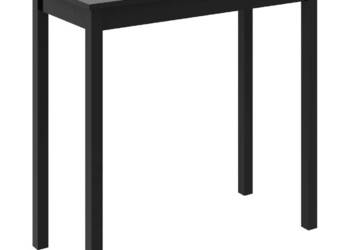 Stolik barowy z MDF czarny 115 x 55 x 107 cm WM-240378