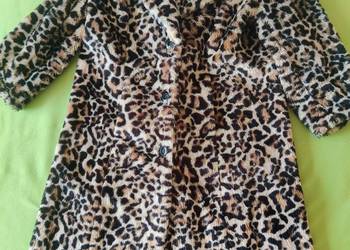 Płaszcz futerko panterka