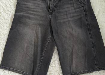 Bershka Jorts Spodenki Męskie Skater Style Streetwear Baggy