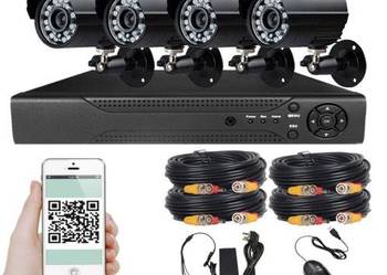 Zestaw monitoringu 4 kamery 5MPX FULL HD – dzień/noc