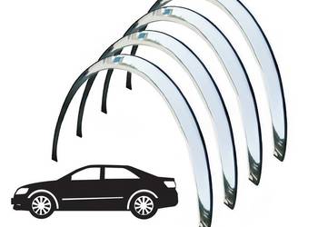 PEUGEOT 207 nakładki na błotnik kpl 4 szt sierpy listwa