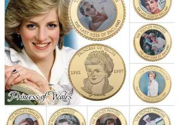 Limitowany zestaw numizmatów upamiętniających ś.p. księżnę Dianę
