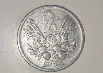 Moneta 2zł. Jagody 1974r.