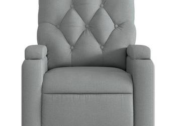 vidaXL Fotel rozkładany, jasnoszary(SKU:372479)