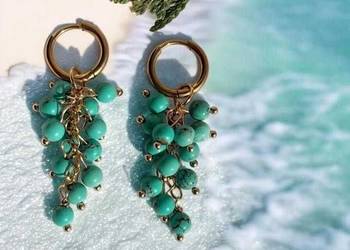 Zestaw z kamienia naturalnego turkus.