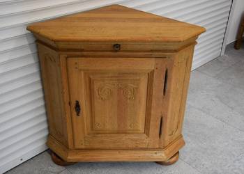 komoda narożna z drewna dębowego - jak nowa