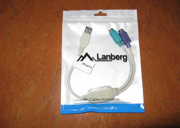adapter USB-A(m) 2.0 - 2x PS/2(f)