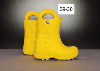 CROCS kalosze dziecięce - rozmiar 29-30 / C12 żółte