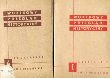 WPH Rok XV nr 1 (52) 1970 +WPH Rok VI nr4 (21) 1961