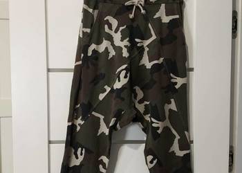 Spodnie damskie dresowe Wiya moro obniżony krok rozmiar uniwersalny