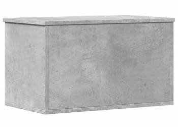 Skrzynia szarość betonu 60x35x35 cm materiał drewnopochodny WM-840677