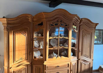 Piękny dębowy kredens dębowa biblioteka lity pełny dąb Piękny dębowy kredens dębowa biblioteka lity pełny dąb