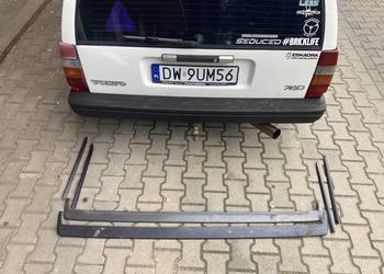 Listwy zderzaka tył x2 VOLVO 740 940