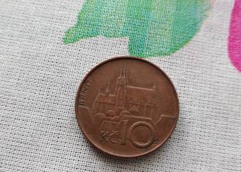 moneta 10 kc brno 1994