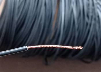 Przewód linka kabel jednożyłowy LGY 1mm2 czarny 1mm 1x1 120 metrów