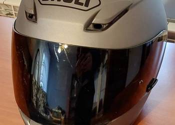 Kask motocyklowy Shoei XR-1000 srebrny + pokrowiec + kominiarka