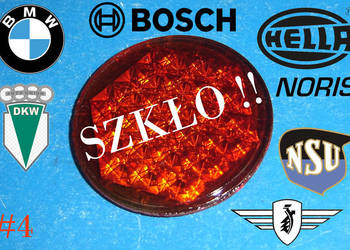 BMW Zundapp NSU DKW lapmpa tył szkło odblask ORYGINAŁ Bosch Noris Hella