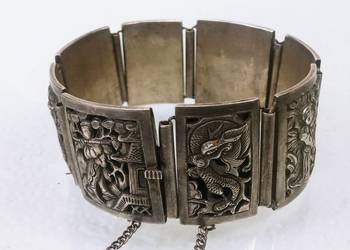 Bransoletka Srebro - Chiny Srebro 925- 19 w.