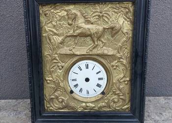 S123 obudowa starego zegara szwarcwald ikonowy motyw z koniem