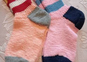 Zestaw 2 par skarpet z włóczki 38:40