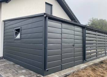 Carport z Pomieszczeniem Gospodarczym 4,5 x 9 Ry-Stal Producent