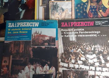 Za i przeciw 5szt 1988.14.2, 6.3, 28.8, 13.11, 4.12