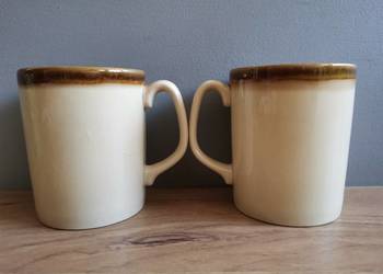 Stare unikatowe, nieużywane 2 kubki  porcelit Pruszków design PRL