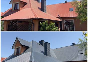 Mycie i malowanie dachów kostki Brukowej oraz elewacji