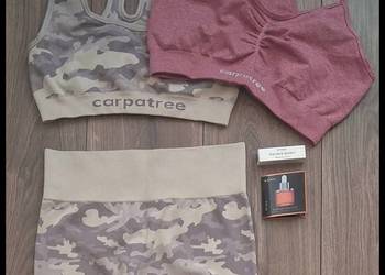 NOWY komplet bezszwowy CARPATREE roz. L _legginsy + 2x biustonosz_gratis