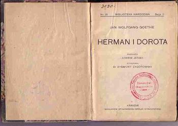 (4790) HERMAN I DOROTA – JAN WOLFGANG GOETHE