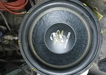 Subwoofer Ground zero 12spl ze wzmakiem gziw 1250d  z kondensatorem