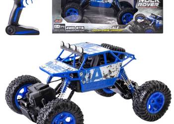 Duży Monster Truck zdalnie sterowany niebieski