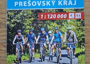 Słowacja Presovsky Kraj mapa rowerowa 1:120 000