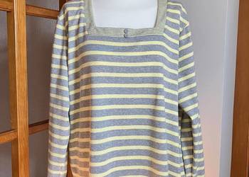 Wygodny sweter bluza paski Bm Casual XL oversize