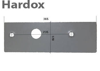 Płoza długa HARDOX KV09/P 3.9 części do pługa SUKOV