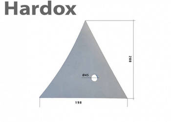 Pierś HARDOX VRP300T/L części do pługa RABEWERK