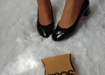 (38) ASOS Design/ Czarne czółenka wieczorowe z Londynu, NOWE