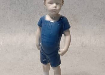 BING & GRONDAHL (B & G) Kaj, chłopiec stojący w błękicie Made in Denmark #1