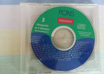 płyta cd do nauki języka hiszpańskiego, Pons, część 3 i 4