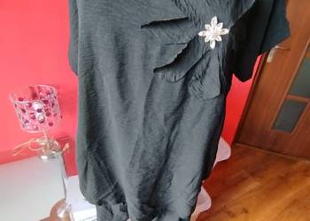 Komplet z Kwiatem Plus size