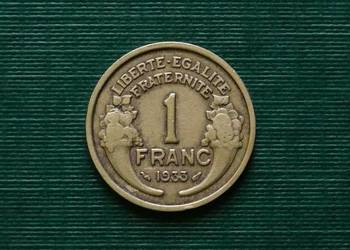 FRANCJA - 1 frank (1933r) FRANCJA - 1 frank (1933r)