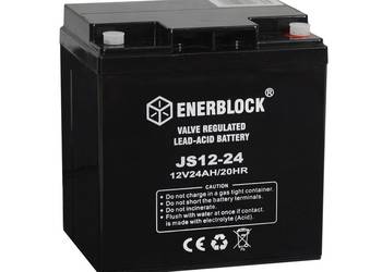 Akumulator 12V 24 Ah ENERBLOCK AGM JS12-24
