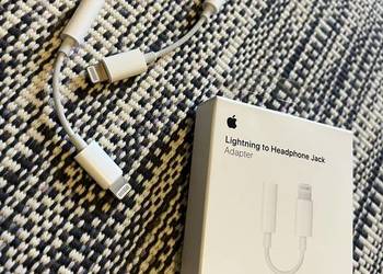 Adapter przejście słuchawkowe Apple na jack
