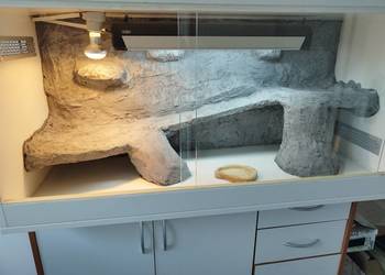 Terrarium dla gada.Z płyty meblowej.