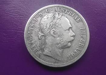 Moneta 1 FLOREN 1879 / AUSTRIA - Srebro - Poszukiwana !