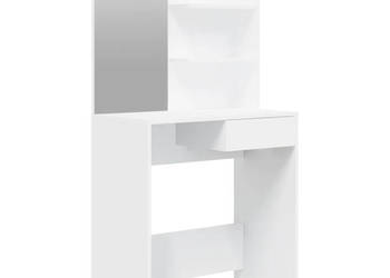 Toaletka z lustrem biała 745x40x141 cm WM-802804