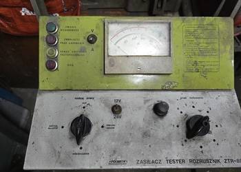 Prostownik z Rozruchem FOS ZTR-80A 12V/24V, Pancerny Klasyk PRL