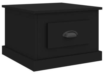 Stolik kawowy czarny 50x50x35 cm materiał drewnopochodny WM-816249
