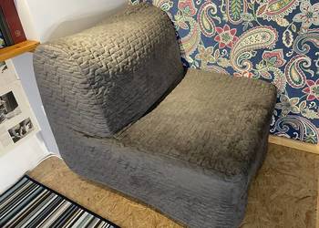 Fotel IKEA rozkładany do spania LYCKSELE łóżko sofa materac